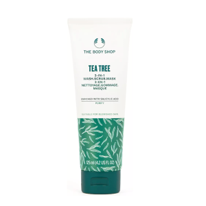 The Body Shop Tea Tree 3-in-1 Wash Scrub Mask 125ML