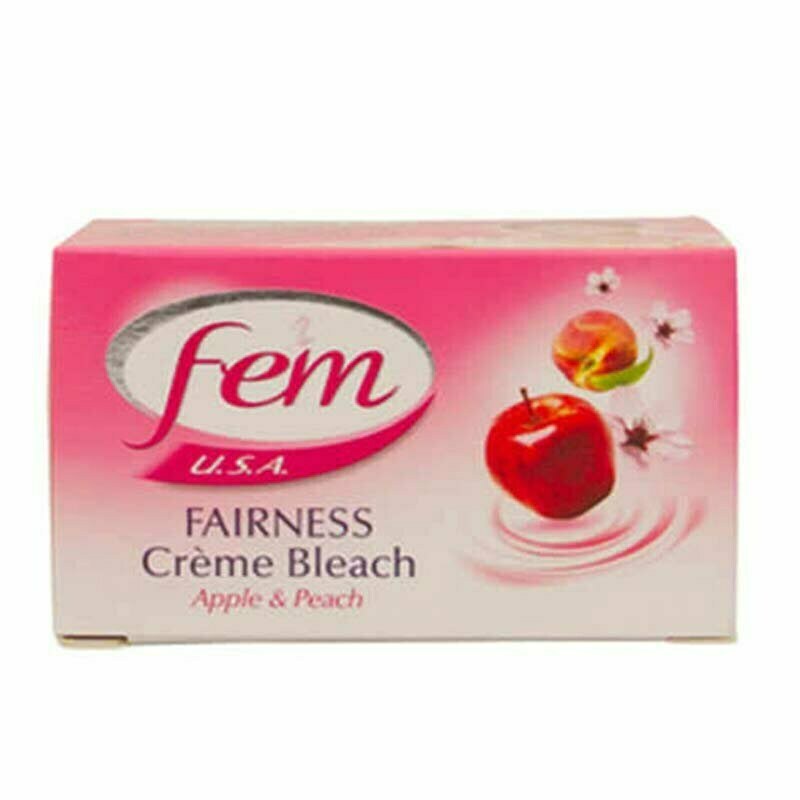 Fem Fairness Creme Bleach Apple Peach 50G