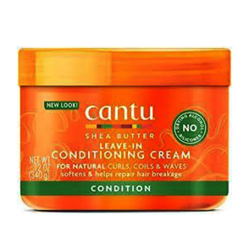 Cantu Shea Butter Natural Leave In Conditioning Cream 340G