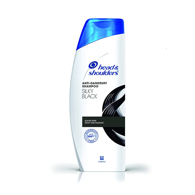 Head and Shoulders 2 in 1 Anti-Dandruff Shampoo Silky Black 340ML