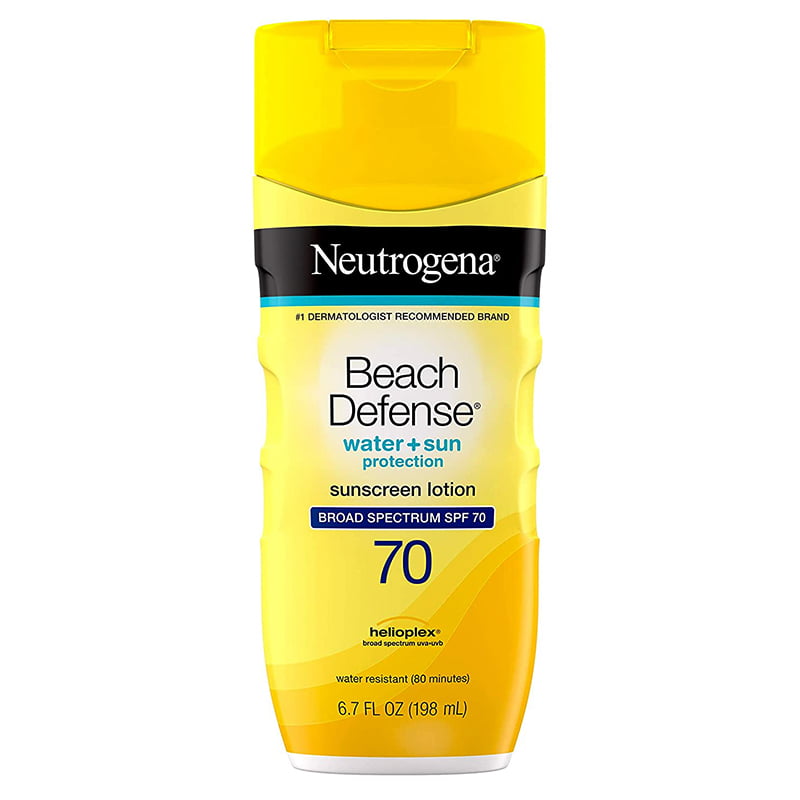 Neutrogena Beach Defense Water+Sun Protection Sunscreen Lotion SPF70