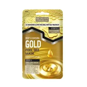 Beauty Formulas Deep Cleansing Gold Peel Off Facial Mask 10g