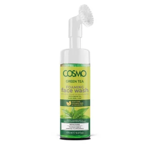 Cosmo Green Tea Foaming Facial Wash with Green Tea, Aloe Vera & Mint 175ml