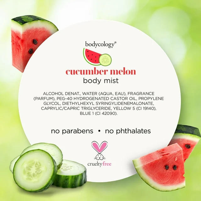 Bodycology Cucumber Melon Fragrance Mist 237ml