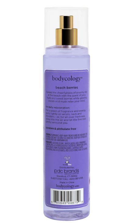 Bodycology Beach Berries Fragrance Mist 237ml