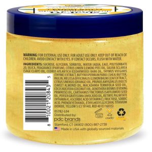 Dr Teal's Shea Sugar Scrub Prebiotic Lemon Balm with Sage & Thyme Essential