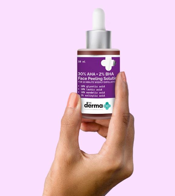 The Derma 30% AHA + 2% BHA Face Peeling Solution
