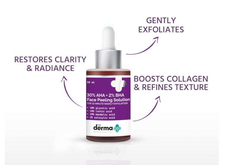 The Derma 30% AHA + 2% BHA Face Peeling Solution 30ml - Image 3