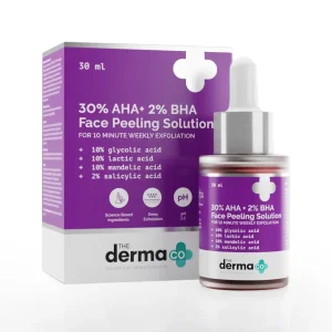 The Derma 30% AHA + 2% BHA Face Peeling Solution